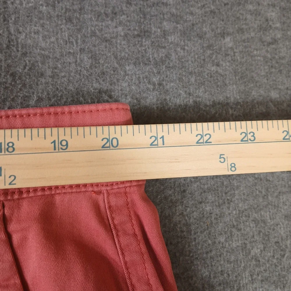 St John's Bay Cargo Shorts Mens 40 Pink Garnet‎ Rose Power Stretch New 516-6031